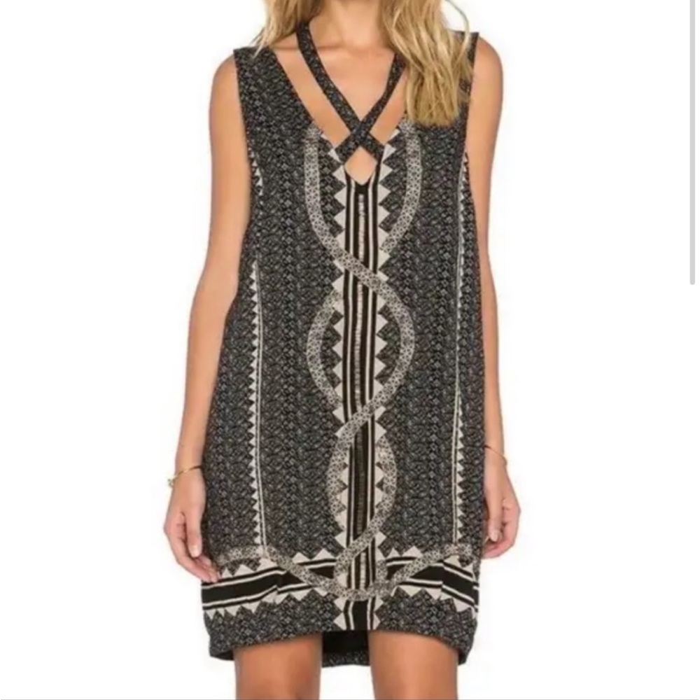 Free People Diamonds and Snakes shift dress